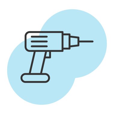 tornavida simgesi. Tornavida simgesinin vektör çizimi