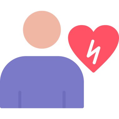 kalp vektör simgesi modern basit beyaz illüstrasyon