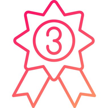 ödül rozeti simgesi vektör illüstrasyon