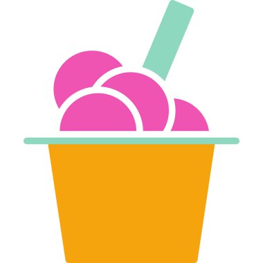 Dondurma. resimleme tasarımı