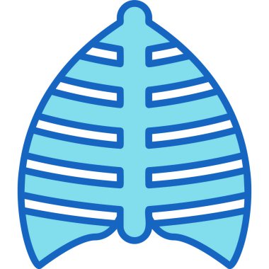 Ciğerler. Web simgesi basit illüstrasyon