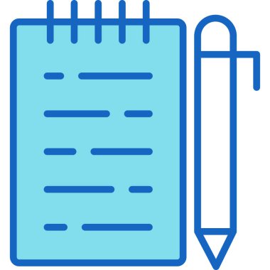 Kalem. Web simgesi basit illüstrasyon