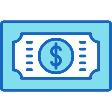 Nakit para dolar simgesi - taslak biçimi