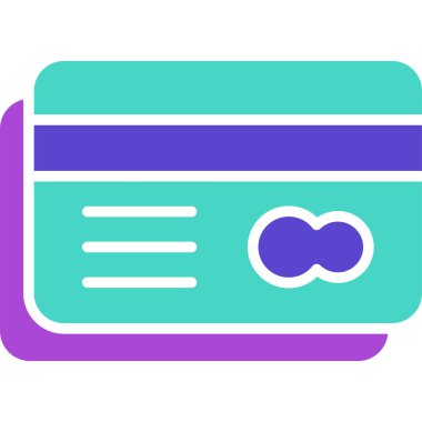 kart simge vektör çizim