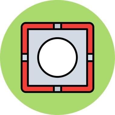 Modern bir simgenin vektör illüstrasyonu