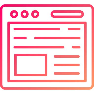 tarayıcı web sayfası vektör çizim