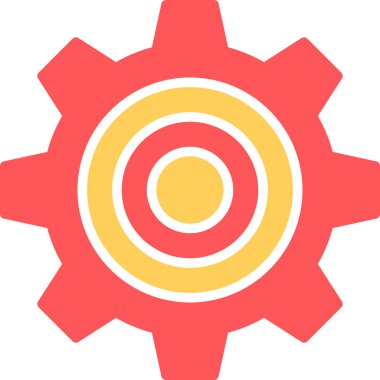 Güneş ve ışık simgesinin vektör illüstrasyonu