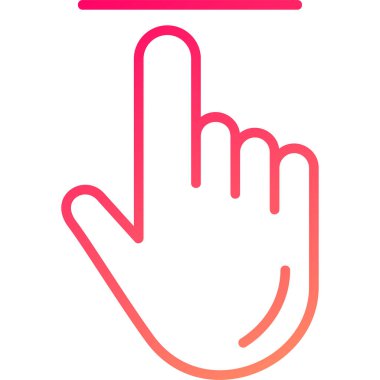 el imleç simgesi tasarımı, vektör illüstrasyonu