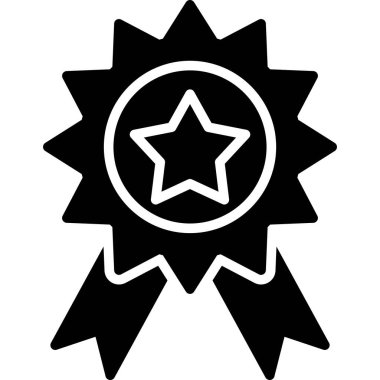 ödül yıldızı madalya simgesi