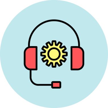 Modern bir simgenin vektör illüstrasyonu