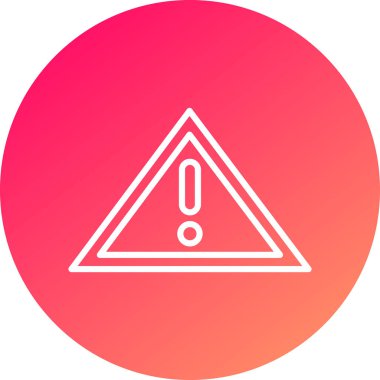 Ünlem işareti simgesi vektör çizim