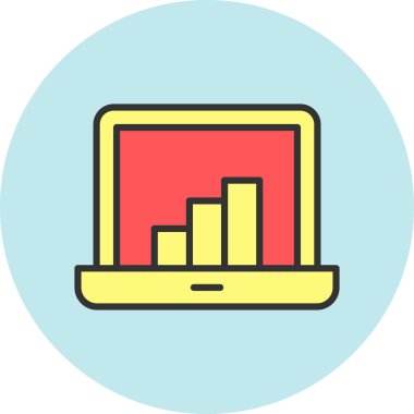 bilgisayar ekran vektör çizimi