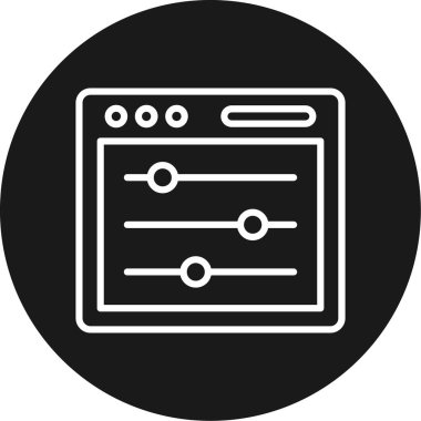 seo modern simgesinin vektör illüstrasyonu