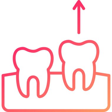 Dişçi. Web simgesi basit illüstrasyon