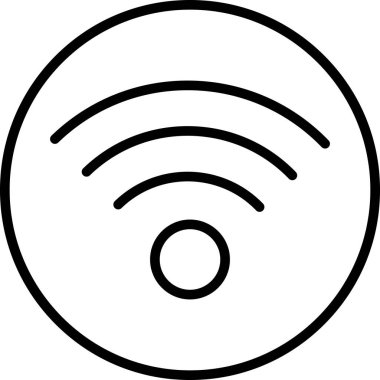 wifi simgesi vektör illüstrasyonu