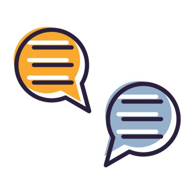 İleti simgesi ile konuşma balonu