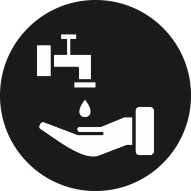 Bir damla suyun vektör illüstrasyonu