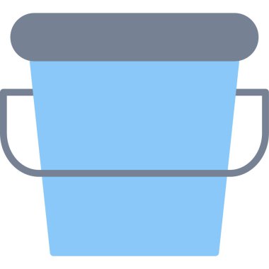 Çöp kutusu çizimi, basit tasarım simgesi