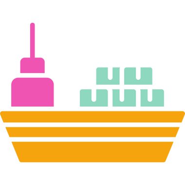 tekne ikonu vektör illüstrasyonu