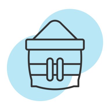 Modern simgenin vektör illüstrasyonu