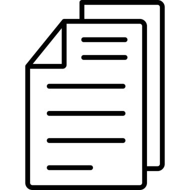 dosya biçimi simgesi, vektör illüstrasyonu