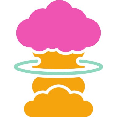 Bulut. Web simgesi basit illüstrasyon