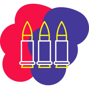 Beyaz arka planda askeri tank simgesi izole edildi. Renkli taslak konsepti. Vektör.