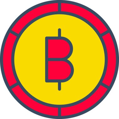 Bitcoin şifreleme para simgesi