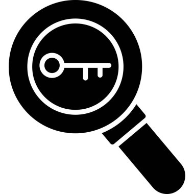 Büyüteç. Basit resimleme.