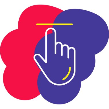 el simgesi vektör illüstrasyonu