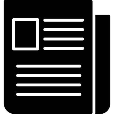 Belge. Web simgesi basit illüstrasyon