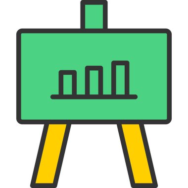 Çizelge. Web simgesi basit illüstrasyon