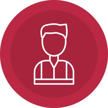 İş adamı vektör simgesi modern basit vektör illüstrasyonu