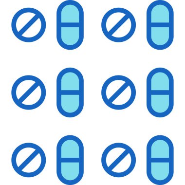 Haplar Basit Vektör Simgesi İllüstrasyonu