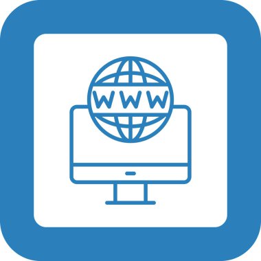 İnternet tarayıcı vektör simgesi