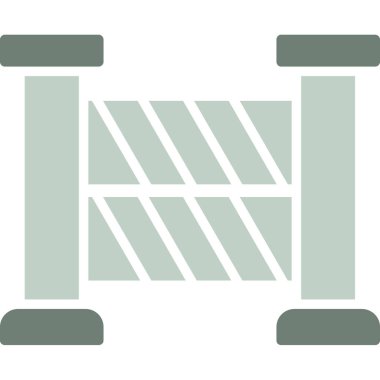 Tek bir izole simgenin vektör illüstrasyonu