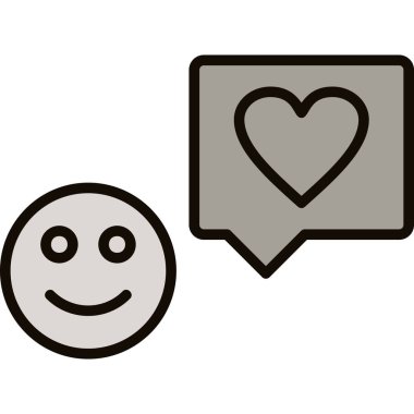 Konuşma baloncukları simgesi, vektör illüstrasyonu