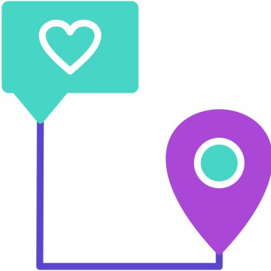 dosya özeti biçiminde konum pin haritası simgesi