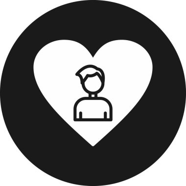 İnsan simgesinin vektör illüstrasyonu