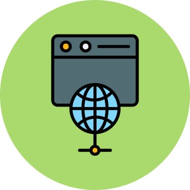 seo modern simgesinin vektör illüstrasyonu