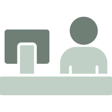 İnsan simgesinin vektör illüstrasyonu