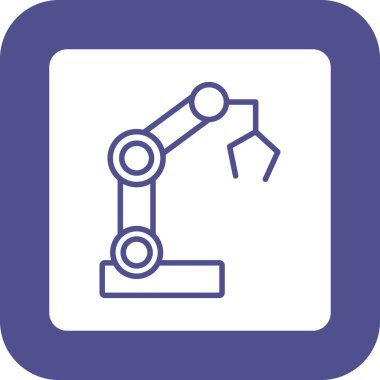 Robot simgesinin vektör illüstrasyonu