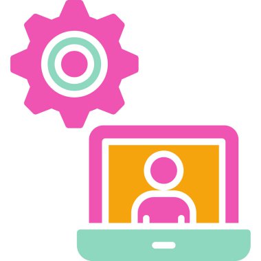 seo modern simgesinin vektör illüstrasyonu