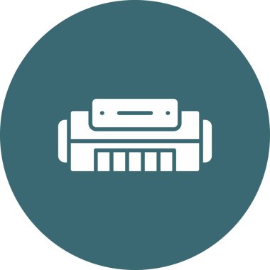 Modern oto tamir simgesinin vektör illüstrasyonu