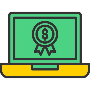 Online para vektör simgesi