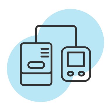 Ağ web simge vektör çizim