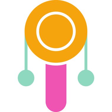 Lolipop. Web simgesi basit illüstrasyon