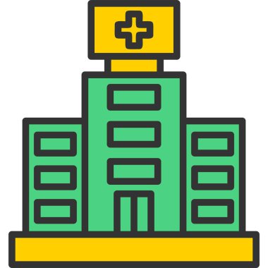 Hastane hastane ikonu