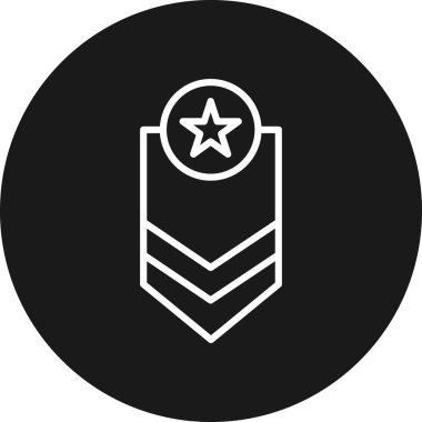 rozet simgesi, modern vektör illüstrasyon tasarımı