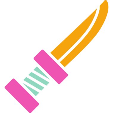 Kılıç. Web simgesi basit illüstrasyon